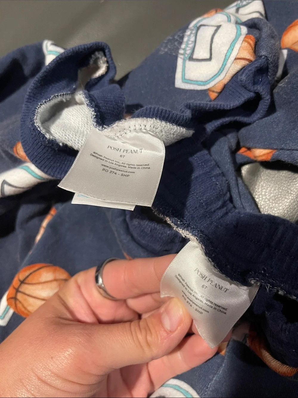 Posh Peanut Basketball Sweat Suit
